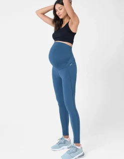Outlet Seraphine Active Support Umstandslegging Blau