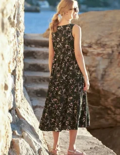 Flash Sale Seraphine Armelloses Umstands- Und Stillkleid Mit Blumendruck
