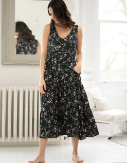 Flash Sale Seraphine Armelloses Umstands- Und Stillkleid Mit Blumendruck