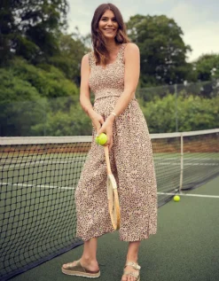 Fashion Seraphine Bedruckter Umstands- & Still-Jumpsuit Mit Weitem Bein