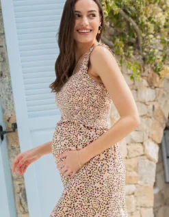 Fashion Seraphine Bedruckter Umstands- & Still-Jumpsuit Mit Weitem Bein