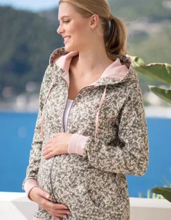 Online Seraphine Blumendruck 3 In 1 Umstands- Und Babytrage-Hoodie