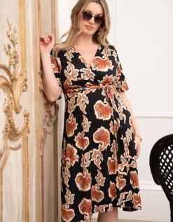 Online Seraphine Curve Boho Umstandswickelkleid Midi