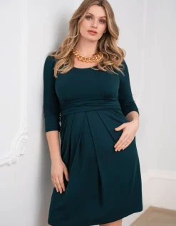 Best Sale Seraphine Curve Still- & Umstandskleid Smaragdgrun