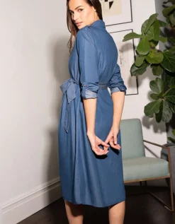Fashion Seraphine Denim Umstandshemdkleid Aus Baumwolle