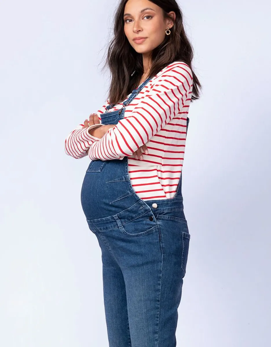 Online Seraphine Denim Umstandslatzhose