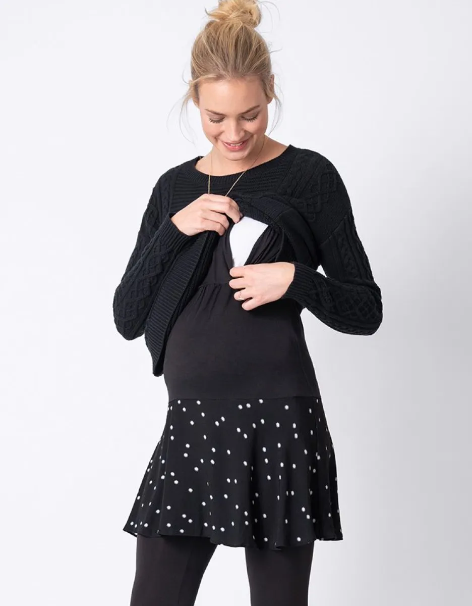 Store Seraphine Doppellagiges Umstands- & Stilltunikakleid