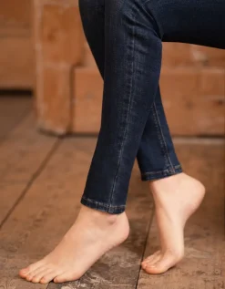 Sale Seraphine Dunkle Super Skinny Umstandsjeans Mit Bauchband