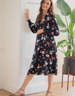 Cheap Seraphine Florales Midi Umstandskleid