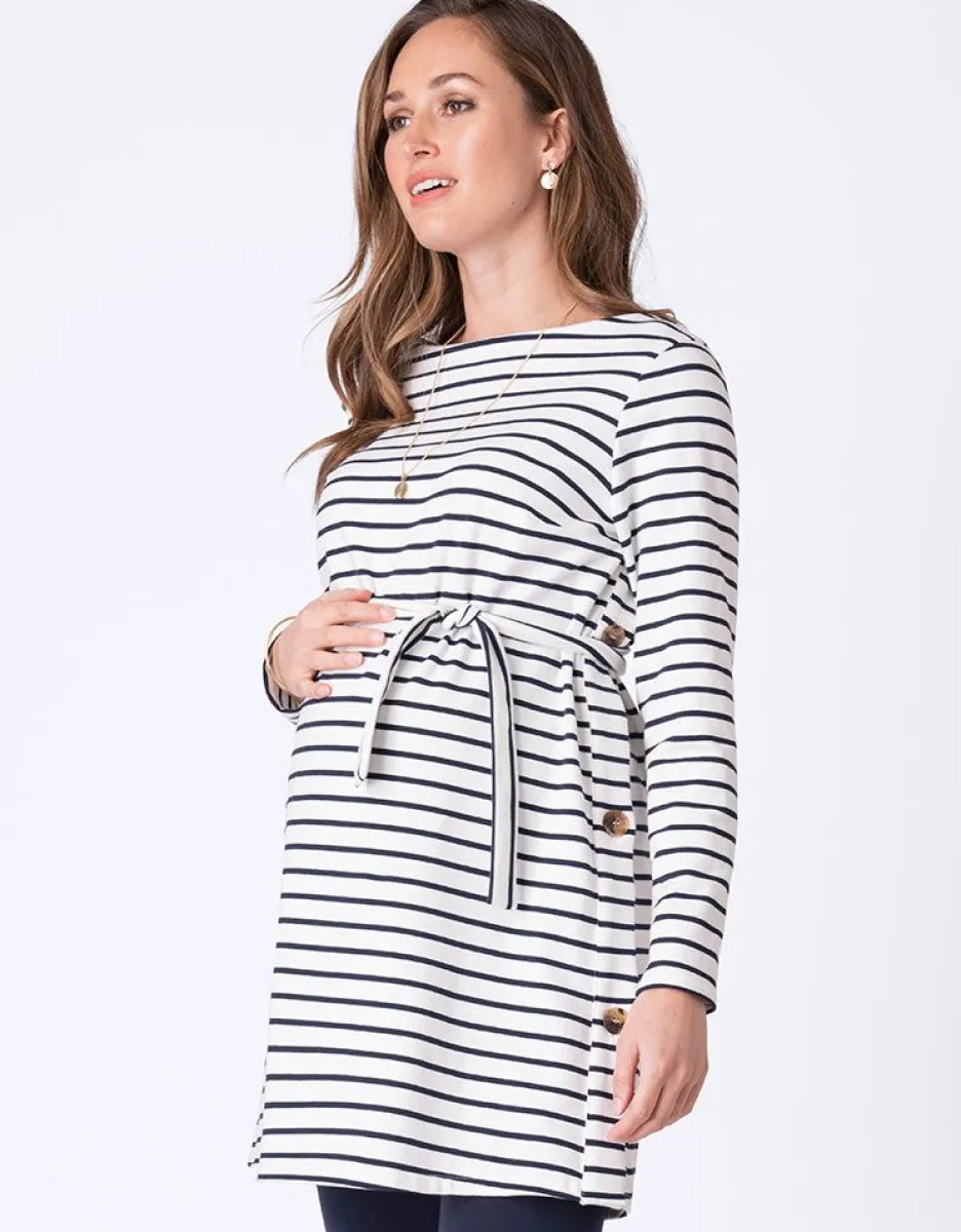 Store Seraphine Gestreifte Still- & Umstandstunika Baumwolle