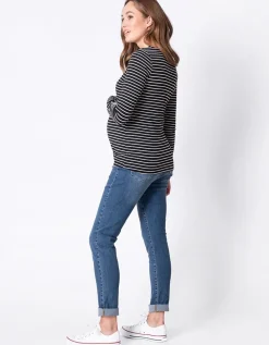 Flash Sale Seraphine Gestreifte Umstands- & Stilltops Im Doppelpack