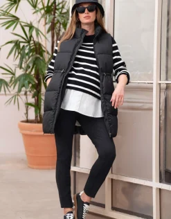 Fashion Seraphine Gestreifter Umstands- Und Stillpullover Im Lagenlook