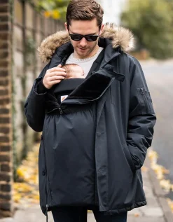 New Seraphine Herrenparka - Tragejacke Mit Einsatz Fur Die Babytrage