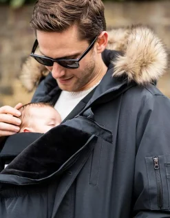 New Seraphine Herrenparka - Tragejacke Mit Einsatz Fur Die Babytrage