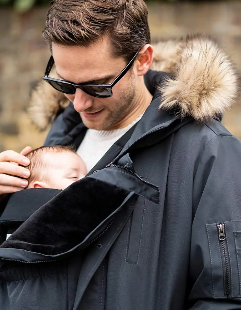 New Seraphine Herrenparka - Tragejacke Mit Einsatz Fur Die Babytrage