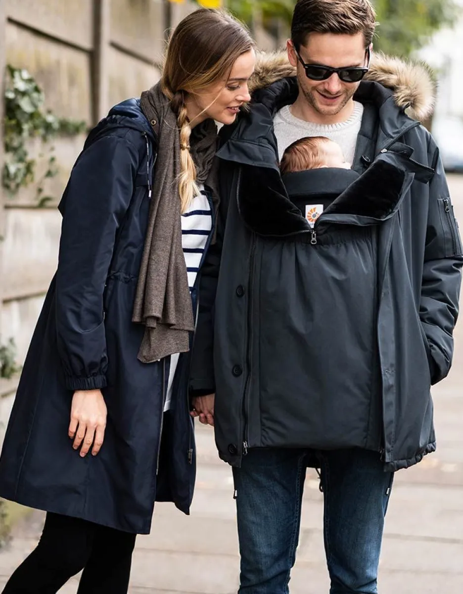 New Seraphine Herrenparka - Tragejacke Mit Einsatz Fur Die Babytrage