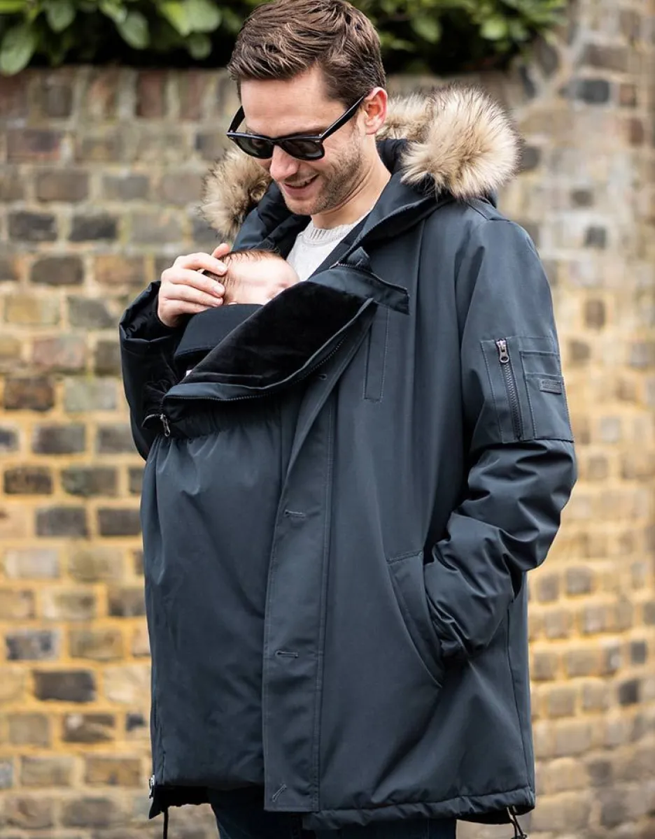 New Seraphine Herrenparka - Tragejacke Mit Einsatz Fur Die Babytrage
