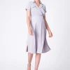 Best Sale Seraphine Himmelblaues Trench Umstandskleid