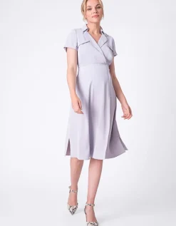 Best Sale Seraphine Himmelblaues Trench Umstandskleid