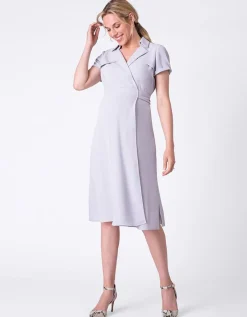 Best Sale Seraphine Himmelblaues Trench Umstandskleid