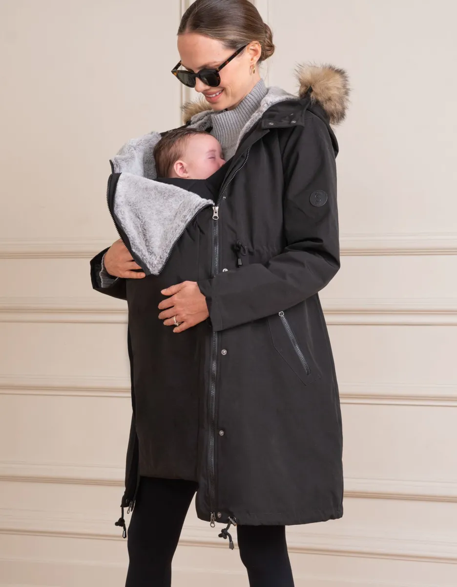 Best Seraphine 3 In 1 Umstands- Und Tragejacke Fur Den Winter - Schwarz
