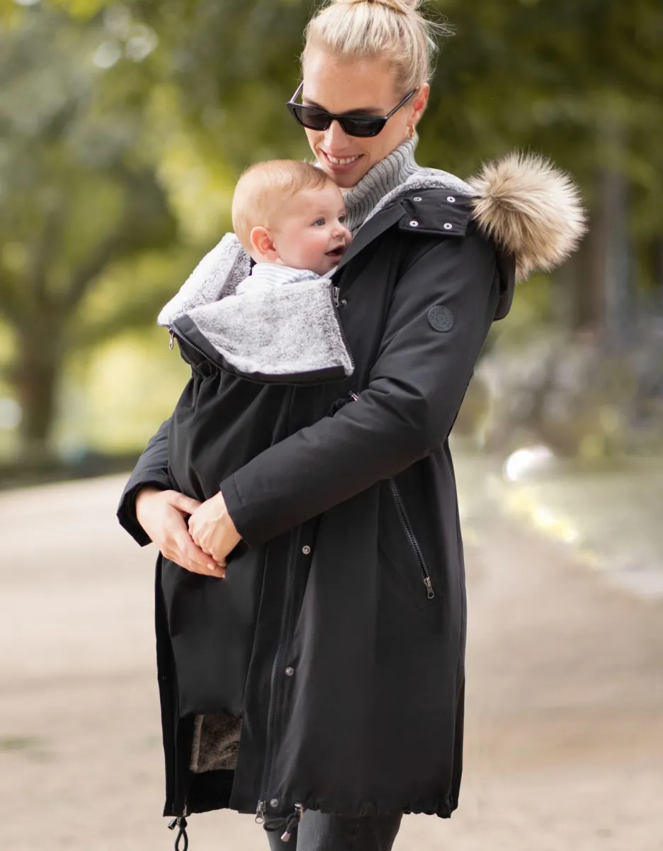Best Seraphine 3 In 1 Umstands- Und Tragejacke Fur Den Winter - Schwarz
