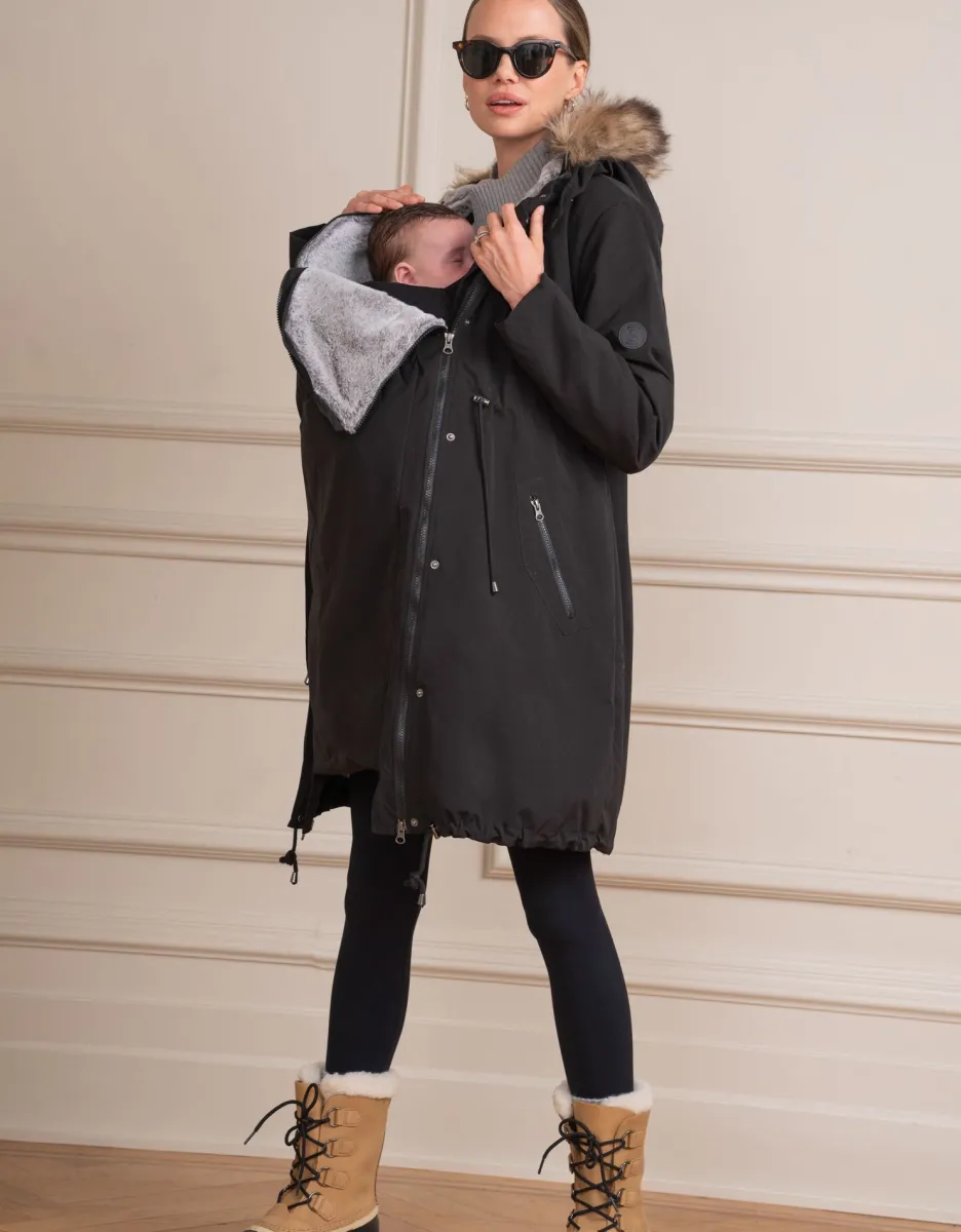 Best Seraphine 3 In 1 Umstands- Und Tragejacke Fur Den Winter - Schwarz