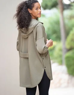 Best Seraphine Khaki Umstands- Und Babytragen 3-In-1-Umhang Mit Kapuze