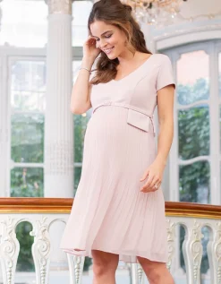 Cheap Seraphine Kurzarmeliges Umstandskleid Mit Faltenrock