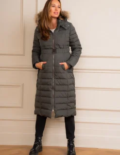 New Seraphine Lange 3-In-1 Daunenumstands- & Tragejacke In Khaki