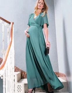 Best Sale Seraphine Maxi Still- & Umstandswickelkleid Salbeigrun