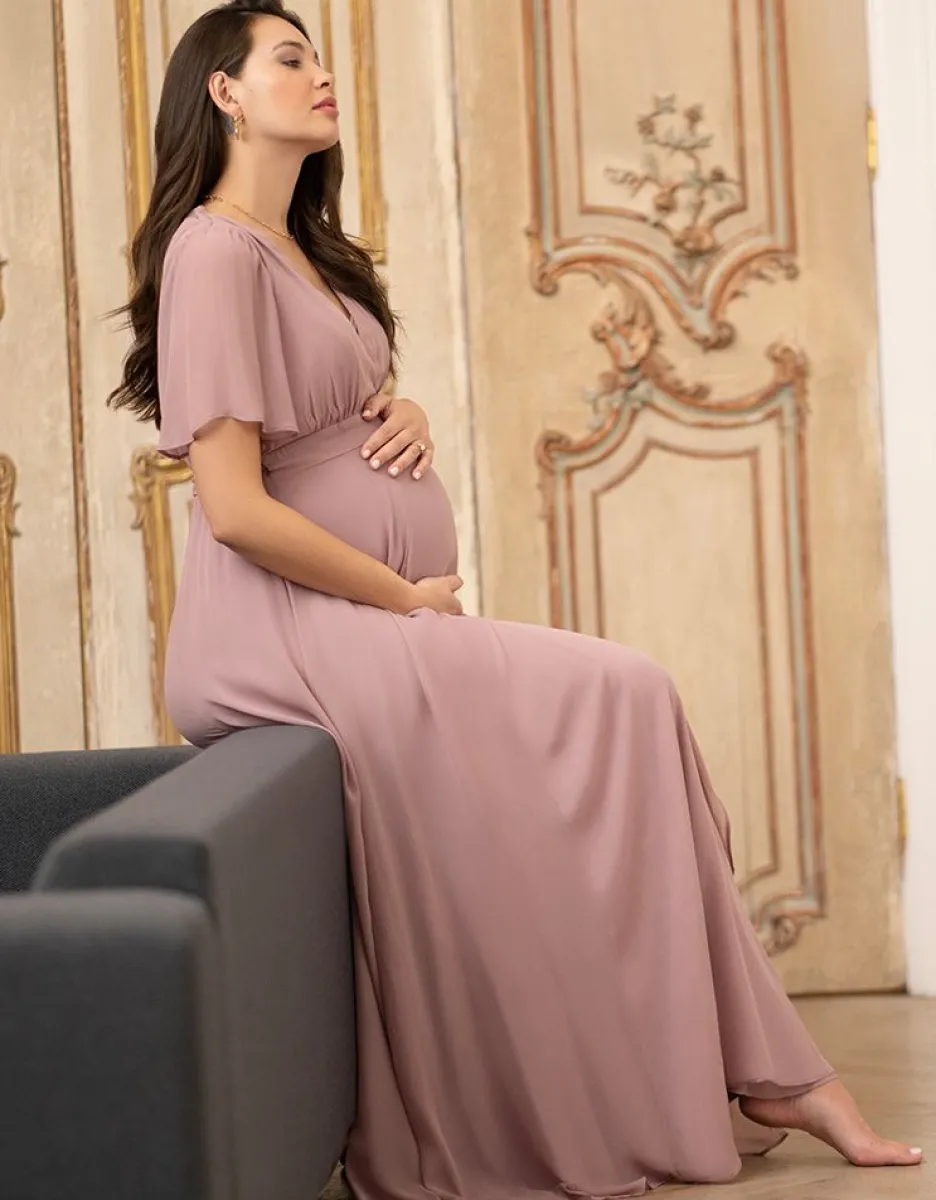New Seraphine Maxi Still- & Umstandswickelkleid Mauve