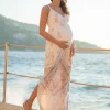 New Seraphine Maxi-Umstandskleid Mit Pastelldruck