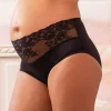Best Seraphine Mid-Bump Umstandsslips Mit Spitze Schwarz