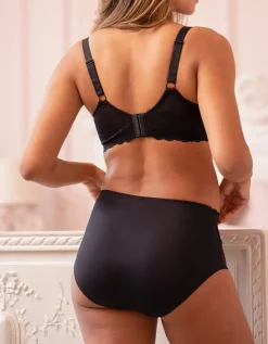Best Seraphine Mid-Bump Umstandsslips Mit Spitze Schwarz