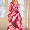 Store Seraphine Midi-Umstands- & Stillwickelkleid