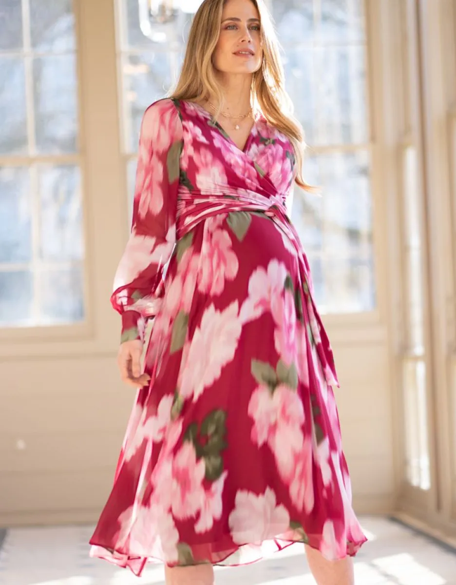 Store Seraphine Midi-Umstands- & Stillwickelkleid