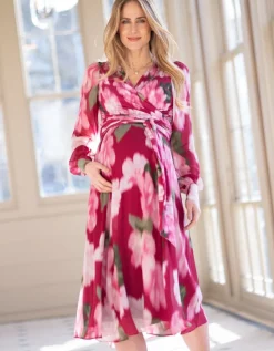 Store Seraphine Midi-Umstands- & Stillwickelkleid