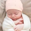 Clearance Seraphine Mini-Strickmutze Aus Baumwolle Und Kaschmir In Rosa