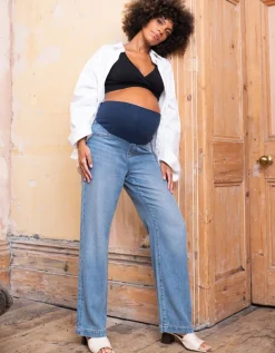 Online Seraphine Mutterschafts-Jeans Wide Leg Mid Bump