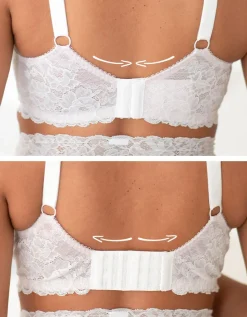 Sale Seraphine Nicht-Gepolsterter Umstands- Und Still-Bh Mit Spitze Mocha & Creme