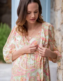 Fashion Seraphine Paisley Still- & Umstandskleid