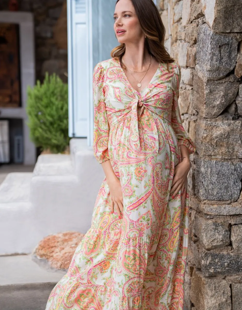 Fashion Seraphine Paisley Still- & Umstandskleid