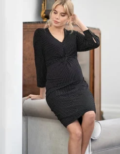 Flash Sale Seraphine Polka Dot Twist Umstandskleid