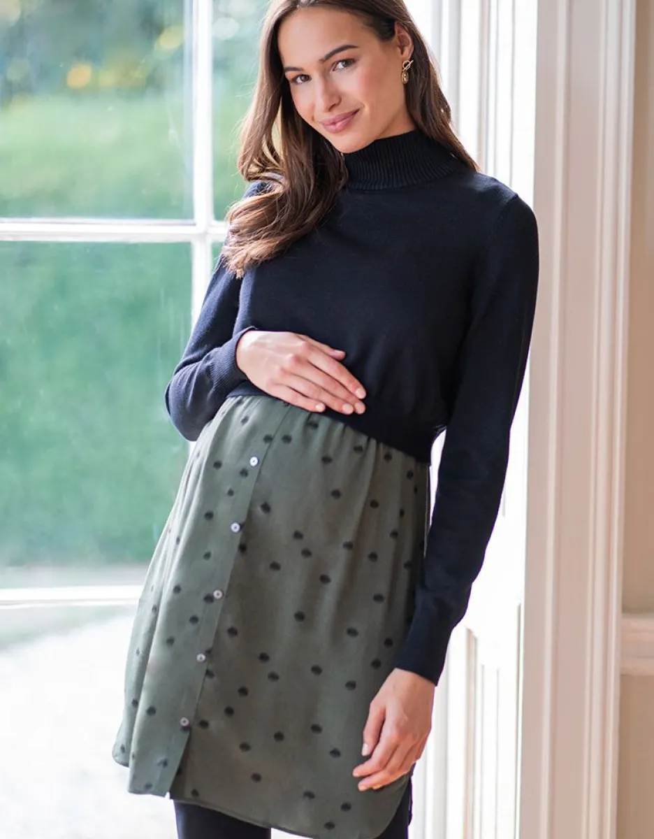 Cheap Seraphine Polka Dot Umstands- & Stillkleid Khaki
