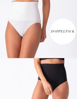Discount Seraphine Postnatale Formende Slips Doppelpack Schwarz & Weis