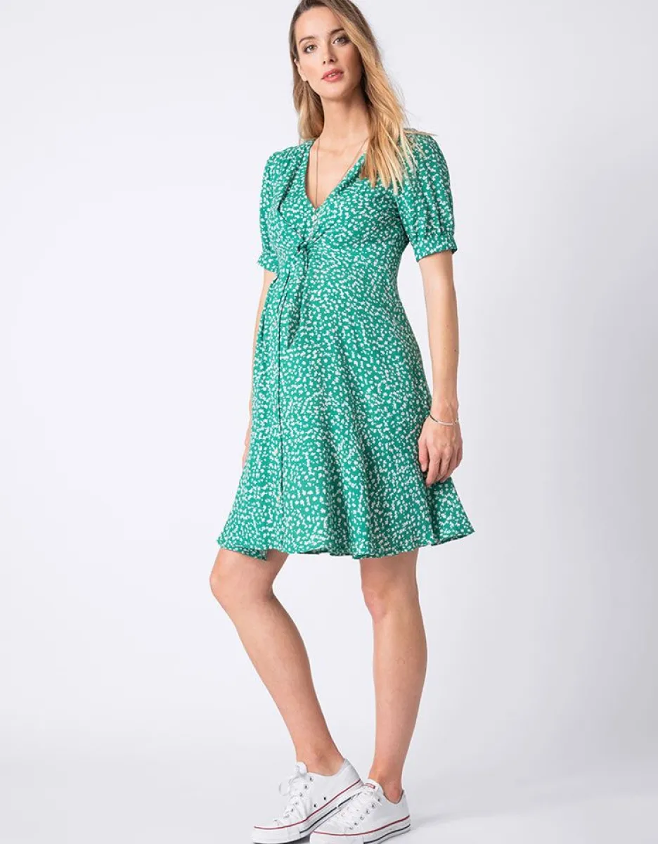 New Seraphine Print Umstandskleid