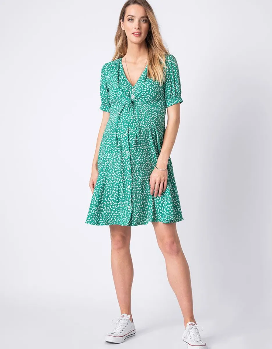 New Seraphine Print Umstandskleid
