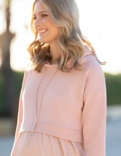 Discount Seraphine Rosa Hoodie Umstands- Und Stilltop Mit Integriertem Unterhemd