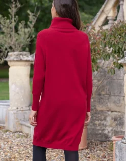 Shop Seraphine Rotes Umstands- & Stillkleid Strick